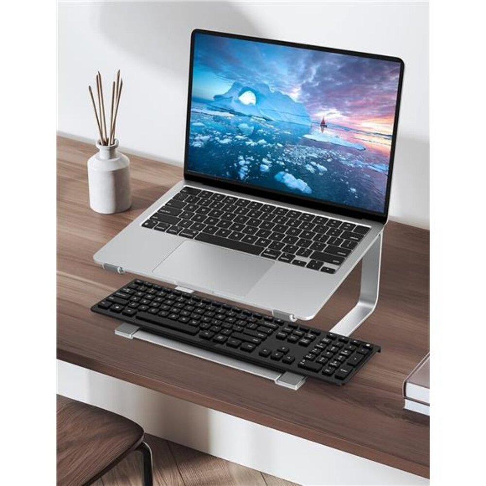 Laptop Stand for Desk, Metal Computer Riser, Heavy Stable PC Holder - Picture 6 of 8